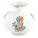 Queen Victoria Multicolor Round Vase 4.5 in H X 4.5 in D