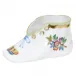 Queen Victoria Multicolor Baby Shoe 4.5 in L X 2.75 in H