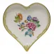 Queen Victoria Multicolor Small Heart Tray 4 in L X 4 in W