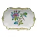 Queen Victoria Multicolor Mini Scalloped Tray 4.25 in L X 3 in W