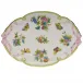 Queen Victoria Multicolor Ribbon Tray 15.75 in L X 11 in W