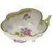 Queen Victoria Multicolor Deep Leaf Dish 4 in L X 3 in W