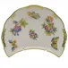 Queen Victoria Multicolor Crescent Salad Plate 7.25 in L X 5 in W