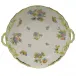 Queen Victoria Multicolor Chop Plate With Handles 14 in D