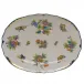 Queen Victoria Multicolor Platter 15 in L X 11.5 in W