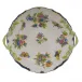 Queen Victoria Multicolor Chop Plate With Handles 12 in D