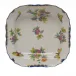 Queen Victoria Multicolor Square Fruit Dish 11 in Sq