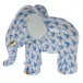 Miniature Elephant Blue 1.75 in H