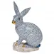 Large Rabbit Blue 11.75 in H