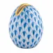 Egg Place Card Holder Blue 1.25 in H X 1 in D