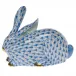 Lying Rabbit Blue 3.25 in H