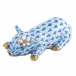 Daisy The Pig Blue 2.5 in L X 1.5 in X 0.75 in H