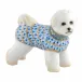 Bichon Frise Blue 3 in L X 1.25 in W X 2.25 in H