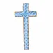 Small Cross Blue 2.25in L X 1in W X 0.25in H