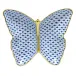 Butterfly Dish Sapphire 4.25 in L X 1 in H