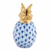 Pineapple Place Card Holder Sapphire 2 in H X 1 in D