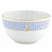 Art Deco Blue Round Bowl 4 in H X 7.5 in D