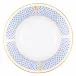 Art Deco Blue Rim Soup 8.5 in D