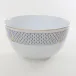 Art Deco Gray Round Bowl 4 in H X 7.5 in D