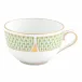 Art Deco Green Tea Cup 6 Oz