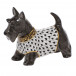 Scottie McDuff Black 3.5 in L X 2.5 in H