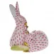 Pair Of Rabbits With Corn Raspberry 3.25 in H