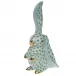 Rabbit With One Ear Up Green 3.75 in H