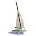 Sailboat Green 3 in L X 5 in H