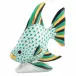 Angel Fish Green 4.5 in L X 2.25 in W X 4.5 in H