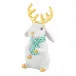 Reindeer Rabbit White/Green 2 in L X 3.75 in H