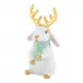 Reindeer Rabbit White/Key Lime 2 in L X 3.75 in H