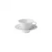 Soda Coffee/Tea Cup With Saucer, Conical Diam 4.3" High 3.1" 5.7Oz Diam 6.5" High 1.6"