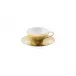 Polite Gold Coffee/Tea Cup & Tall Saucer Round 165 Round 4.3" H 3.1" 5.7 oz Round 6.5" H 1.6" (Special Order)