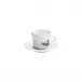 Piqueur Branch Cappuccino Cup With Saucer Diam 3.6" High 3" 8.5Oz Diam 6.5" High 0.9"