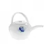Ocean Jellyfish Teapot With High Handle Diam 6.7" High 7.6" 54.1Oz