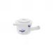 Ocean Sea Shell Teapot With Straight High Handle Diam 4.5" High 3.9" 16.9Oz