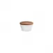 Pulse Sugar Bowl, Medium & Walnut Lid Round 3.9" H 2.5" 5.4 oz (Special Order)