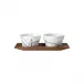 Granat Set Of 2 Jam Dishes On Tray L9.8" W4.3" H 2.6" (Special Order)