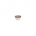 Pulse Dinneware Small Bowl With Wooden Lid Diam 2.8" High 1.6" High 1.2"