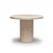 Amerigo Side Table, Travertine