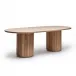 Laurel Oval Dining Table - Saddle