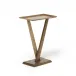 Wilton Accent Table - Antique Brass