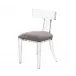 Tristan Acrylic Klismos Chair