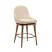 Harper Swivel Counter Stool, Cream