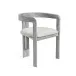 Burke Dining Chair - Dove - Base