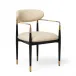 Cidra Chair - Matte Black/ Latte