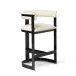 Darcy II Counter Stool - Black/ Cream