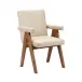 Julian Arm Chair, Cream Latte