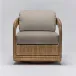 Harbour Lounge Chair Natural/Pebble