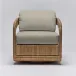 Harbour Lounge Chair Natural/Fawn